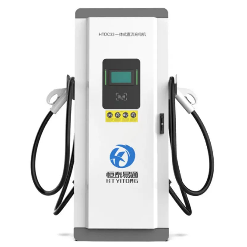 Зарядная станция постоянного тока на 120 кВт с двумя пистолетам, соответствующая национальному стандарту (2)