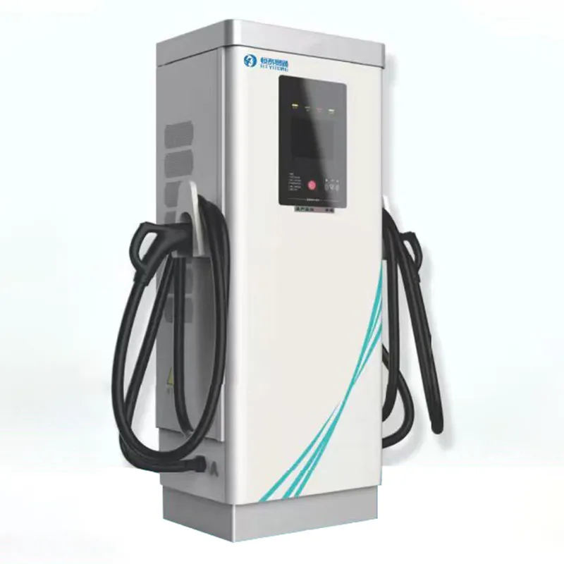 Напольный моноблочный аппарат постоянного тока на 160 кВт с двумя пистолетами, соответствующий национальному стандарту (2)